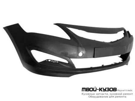 БАМПЕР ПЕРЕДНИЙ (РОССИЯ) для Hyundai SOLARIS (2011-)