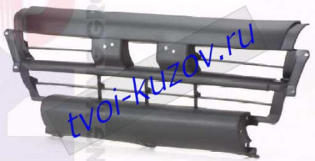 L200 БАМПЕР передний центральный черный