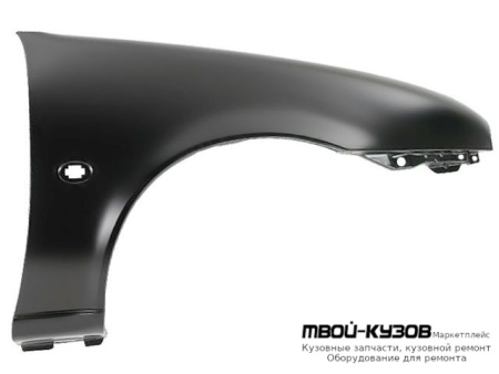 КРЫЛО ПЕРЕДНИЙ ПРАВАЯ СТОРОНА С ОТВ ПОД ПОВТОРИТЕЛЬ для Ford FIESTA (09.1996 - 08.1999)