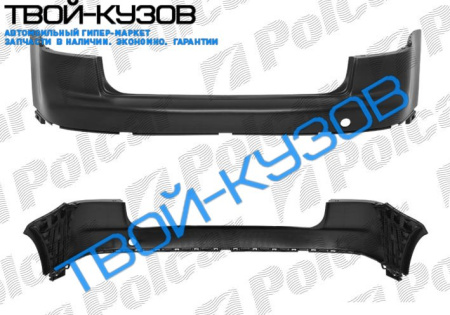 TOURAN 0203-1206 БАМПЕР ЗАДНИЙ ГРУНТ