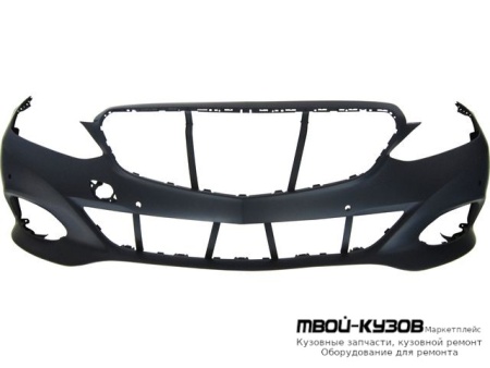 БАМПЕР ПЕРЕДНИЙ С ОТВ ПОД ДАТЧИКИ , ГРУНТ (AVANTGARD) (ТАЙВАНЬ) для Mercedes W212 (2009-)