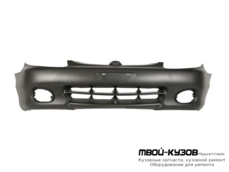 БАМПЕР ПЕРЕДНИЙ (4 ДВ) (5 ДВ) ЧЁРНЫЙ (ТАЙВАНЬ) для Hyundai ACCENT (1997-1999)