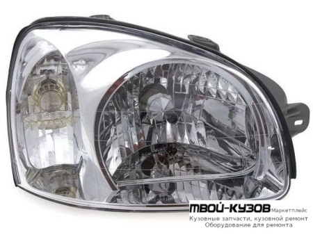 ФАРА ПРАВАЯ СТОРОНА ПОД КОРРЕКТОР (DEPO) для Hyundai SANTA FE (2001-2006) / CLASSIC TAGAZ (2008-)