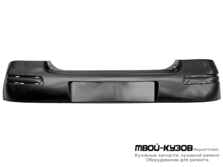 БАМПЕР ЗАДНИЙ С ОТВ ПОД МОЛДИНГ ГРУНТ (ТАЙВАНЬ) для Toyota YARIS (1999 - 11.2002) (12.2002 - 07.2005)