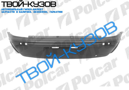 BRAVO/BRAVA 0695-1001 - БАМПЕР ЗАДНИЙ ЧЕРНЫЙ
