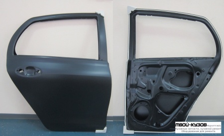 ДВЕРЬ ЗАДНИЙ ПРАВАЯ СТОРОНА (КИТАЙ) для Toyota YARIS (08.2005-)