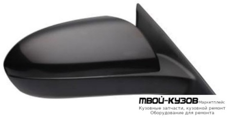 ЗЕРКАЛО ПРАВАЯ СТОРОНА ЭЛЕКТР С ПОДОГРЕВОМ (USA) НЕСКЛАДЫВ. (POLYWAY) ГРУНТ (ТАЙВАНЬ) для Mazda 6 (2008-2012)