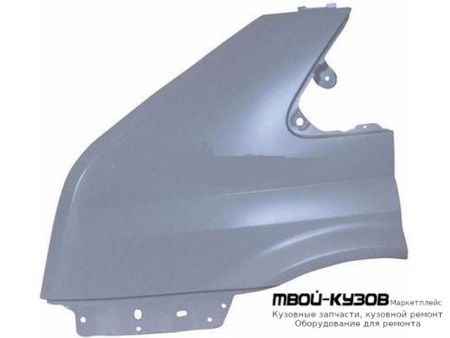 КРЫЛО ПЕРЕДНИЙ ЛЕВАЯ СТОРОНА БЕЗ ОТВ ПОД ПОВТОРИТЕЛЬ (ТАЙВАНЬ) для Ford TRANSIT (2006-)