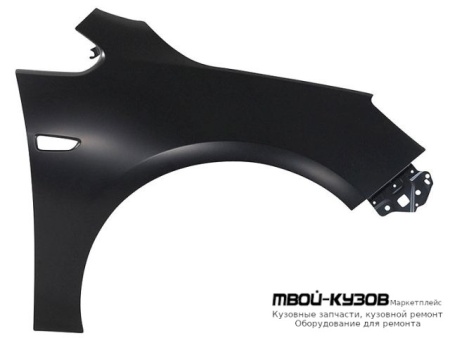 КРЫЛО ПЕРЕДНИЙ ПРАВАЯ СТОРОНА С ОТВ ПОД ПОВТОРИТЕЛЬ (ТАЙВАНЬ) для Opel ASTRA J (2009-)