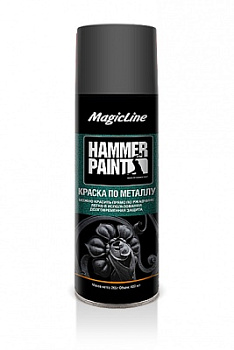 Краска по металлу (молотковая) темно-серый (265г)