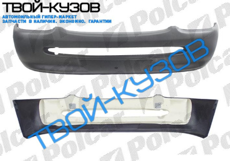 ESCORT 0295- БАМПЕР ПЕРЕДНИЙ ТЕМНО-СЕРЫЙ,РЕШЕТКА,ПЕНКА