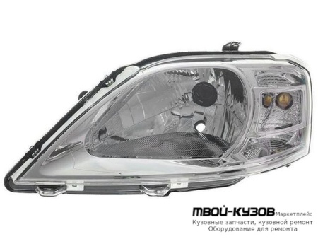 ФАРА ЛЕВАЯ СТОРОНА ПОД КОРРЕКТОР (DEPO) для Renault LOGAN (2005-2014), Автоваз LADA LARGUS (2012-)