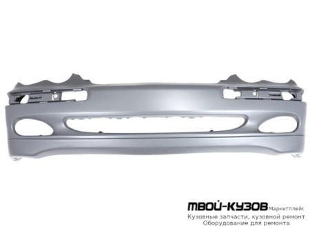 БАМПЕР ПЕРЕДНИЙ (classic) (elegance) БЕЗ ОТВ П/ОМЫВАТЕЛЬ ФАР БЕЗ УПЛОТНИТ (Тайвань) ГРУНТ для Mercedes W203 (07.2000-)