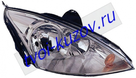 FOCUS ФАРА левая с, без КОРРЕКТОР ВНУТРИ черного цвета
