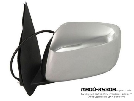 ЗЕРКАЛО ЛЕВАЯ СТОРОНА ЭЛЕКТР (CONVEX) КРЫШК ХРОМ (ТАЙВАНЬ) для Nissan NAVARA (2006-), Nissan PATFINDER R51 (2005-)