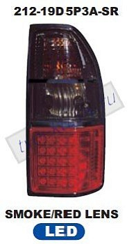 prado фонарь задний внешний левый+правый (комплект) тюнинг светодиодный стоп сигнал хрустал тонир 212-19D5P3A-SR