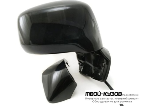 ЗЕРКАЛО ПРАВАЯ СТОРОНА ЭЛЕКТР БЕЗ ПОДОГРЕВОМ (CONVEX) ГРУНТ (ТАЙВАНЬ) для Nissan TIIDA (2007-)