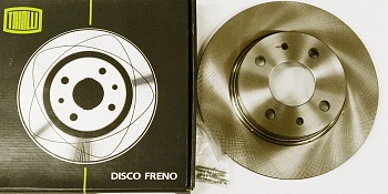 Диск тормозной ВАЗ-2108 (TRIALLI) DF115 в уп.