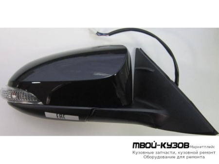 ЗЕРКАЛО ПРАВАЯ СТОРОНА ЭЛЕКТР С ПОДОГРЕВОМ , С АВТОСКЛАДЫВ , УКАЗАТЕЛЬ ПОВОРОТА С КРЫШК КРАШЕН В ЧЁРНЫЙ (КИТАЙ) для Toyota CAMRY V50 (2011-)
