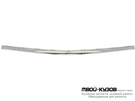 МОЛДИНГ БАМПЕРА ЗАДНИЙ ЦЕНТРАЛ (ELEGANCE) ХРОМ (ТАЙВАНЬ) для Mercedes W202 (06.1993 - 06.2000)