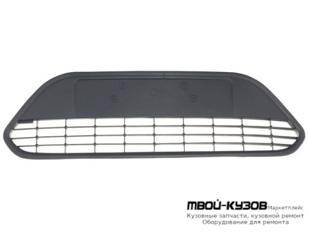 РЕШЕТКА БАМПЕРА ПЕРЕДНИЙ БЕЗ ХРОМ МОЛДИНГ ЧЁРНЫЙ (ТАЙВАНЬ) для Ford FOCUS (2008-2010)