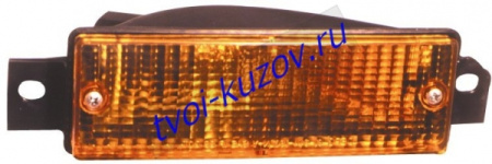 E30 УКАЗАТЕЛЬ ПОВОРОТА нижний правый в бампер ЖЕЛТ