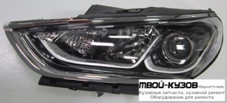 ФАРА ЛЕВАЯ СТОРОНА +/- КОРРЕКТОР (КИТАЙ) для Hyundai SONATA (2017-)