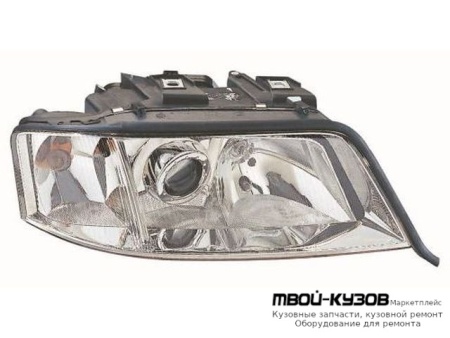 ФАРА ПРАВАЯ СТОРОНА +/- ПОД КОРРЕКТОР (DEPO) для Audi A6 (09.1997 - 03.2004)