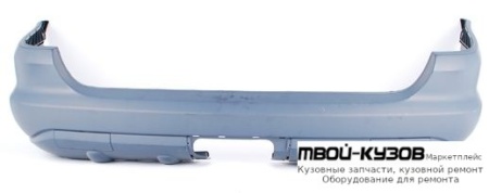 БАМПЕР ЗАДНИЙ БЕЗ ОТВ ПОД ДАТЧИКИ ГРУНТ (ТАЙВАНЬ) для Mercedes W163 (ML) (09.1998-)