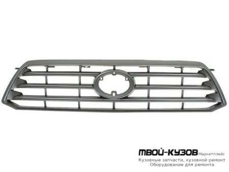 РЕШЕТКА РАДИАТОРА ХРОМ СЕРЫЙ. (КИТАЙ) для Toyota HIGHLANDER (2007-2009)