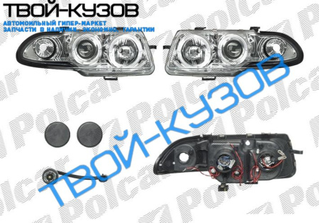 ASTRA 10,91-12,02 ФАРЫ КОМПЛЕКТ ПРОЗРАЧ/СЕРЕБ ТЮНИНГ