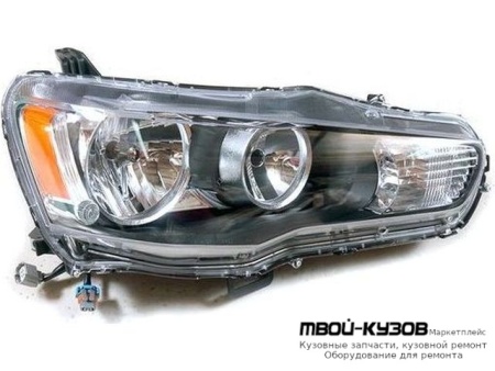 ФАРА ПРАВАЯ СТОРОНА ПОД КОРРЕКТОР (ориг.) для Mitsubishi LANCER (03.2007-)