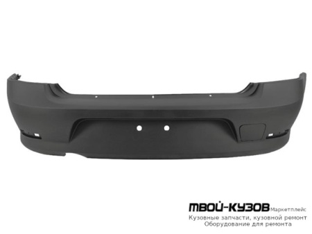 БАМПЕР ЗАДНИЙ ГРУНТ (ТАЙВАНЬ) для Renault LOGAN (2005-2014)