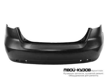 БАМПЕР ЗАДНИЙ (ХЭТЧБЭК) ЧЁРНЫЙ (ТАЙВАНЬ) для Chevrolet LACETTI (2004-) / DAEWOO NUBIRA (2004-)