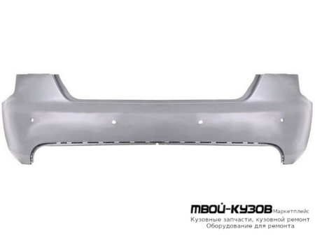 БАМПЕР ЗАДНИЙ С ОТВ ПОД ДАТЧИКИ ГРУНТ (ТАЙВАНЬ) для Audi A4 (2007-2011)