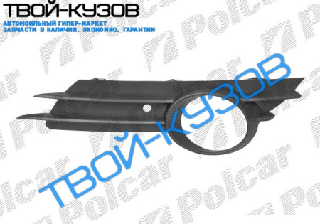 CORSA 2006- РЕШЕТКА В ПЕРЕДНИЙ БАМПЕР ЛЕВАЯ С ОТВ.