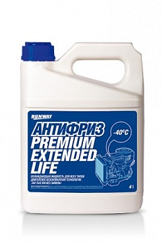 Антифриз Premium Extended Life (aqua) 4л