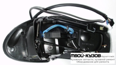 ЗЕРКАЛО ЛЕВАЯ СТОРОНА ЭЛЕКТР С ПОДОГРЕВОМ , АВТОСКЛАДЫВ , ПАМЯТЬЮ БЕЗ КРЫШК (ASPHERICAL) (ТАЙВАНЬ) для Mercedes W220 (10.1998-)