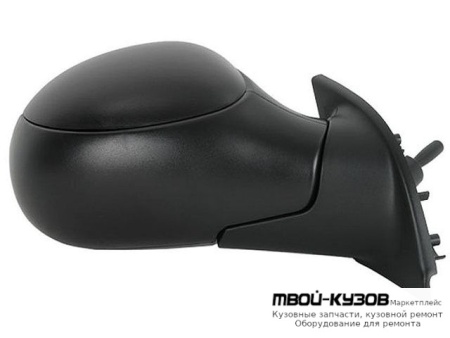 ЗЕРКАЛО ПРАВАЯ СТОРОНА МЕХАН С ТРОСИК (CONVEX) (ТАЙВАНЬ) для Citroen C3 (05.2002 - 10.2005) (11.2005-)