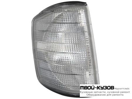 УКАЗ.ПОВОРОТА УГЛОВОЙ ПРАВАЯ СТОРОНА (DEPO) БЕЛЫЙ для Mercedes W201 (01.1983 - 05.1993)