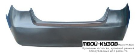 БАМПЕР ЗАДНИЙ ЧЁРНЫЙ (ТАЙВАНЬ) для Hyundai ELANTRA (2007-)