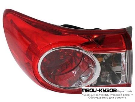 ФОНАРЬ ЗАДНИЙ ВНЕШНИЙ ЛЕВАЯ СТОРОНА (КИТАЙ) для Toyota COROLLA E150 (2006-) СЕДАН