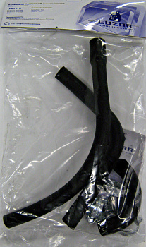 Патрубки печки ВАЗ-1111 (3шт.) (LUZAR) с хомут.