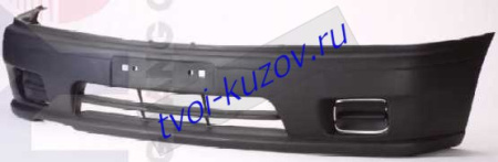 323 БАМПЕР передний (4 дв) черного цвета