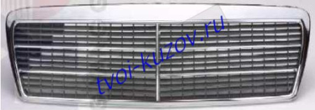 W210 РЕШЕТКА радиатора хромированная -СЕР