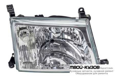 ФАРА ПРАВАЯ СТОРОНА ПОД КОРРЕКТОР (DEPO) для Toyota LANDCRUISER 100 (1998-)