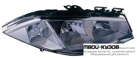 ФАРА ПРАВАЯ СТОРОНА ПОД КОРРЕКТОР (DEPO) для Renault MEGANE (2003-2007)