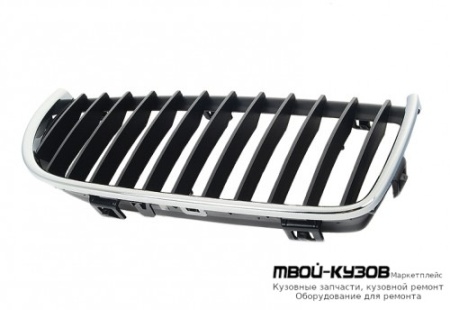 РЕШЕТКА РАДИАТОРА ПРАВАЯ СТОРОНА ЧЁРНЫЙ-ХРОМ (ТАЙВАНЬ) для BMW E90 СЕДАН / E91 УНИВЕРСАЛ (3 SERIES) (2004-)