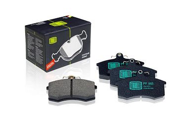 Колодка тормозная ВАЗ-2108 передняя (TRIALLI) PF965 (4 шт.)