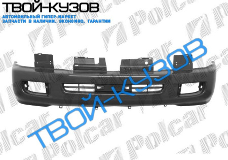 LC/FJ100 98-07 БАМПЕР ПЕРЕДНИЙ ПОД ПОКРАСКУ, НЕ ГРУНТ., С ОТВ. ПОД П/Т